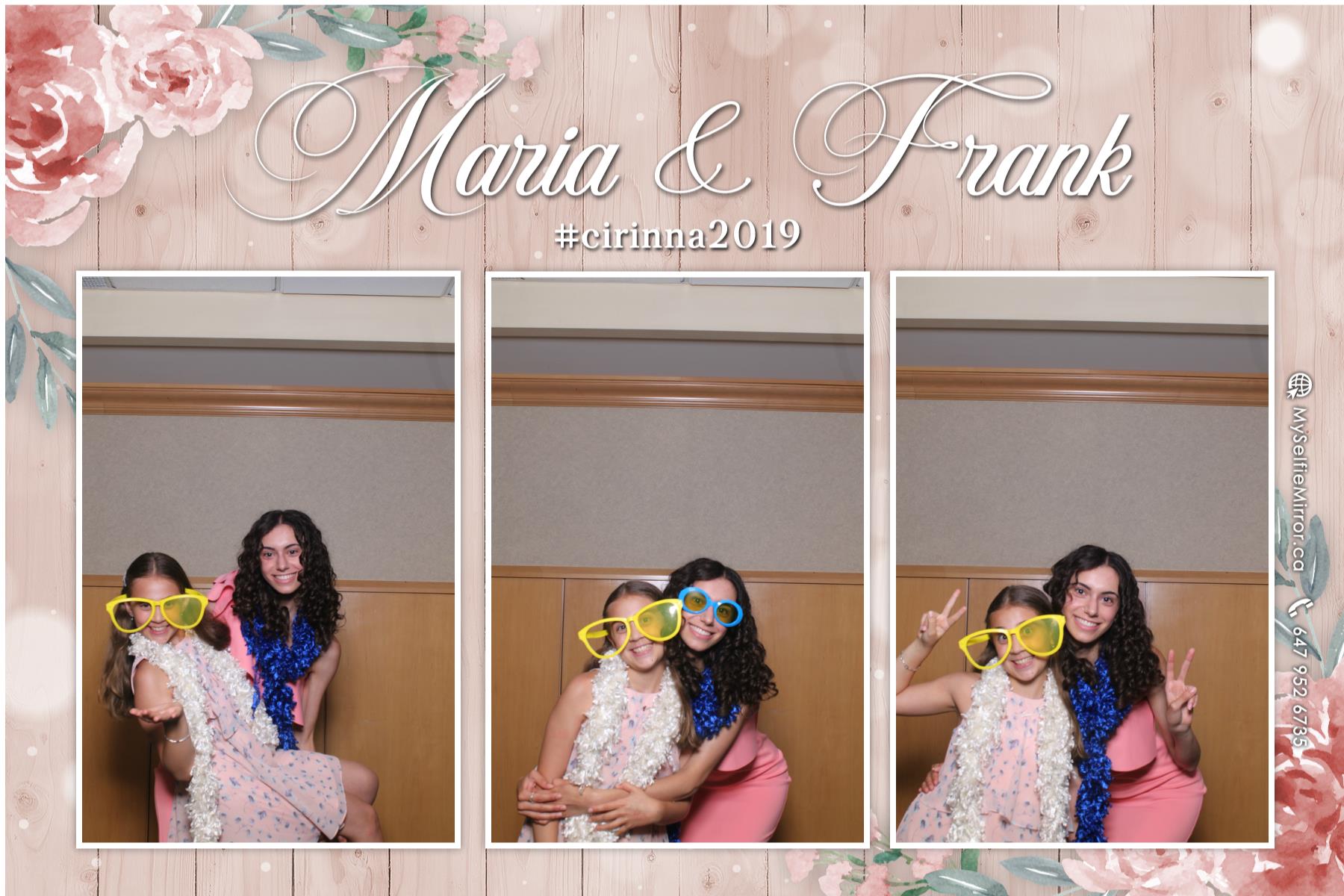 Wedding of Frank and Maria  | View more photos from the event at gallery.myselfiemirror.ca/u/romanmyselfiemirrorca/Wedding-of-Frank-and-Maria